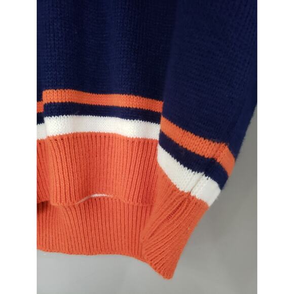 Vintage Starter‎ Chicago Bears Sweater NFL Football Mens V Neck Medium Pullover - Picture 5 of 7